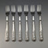 Circa 1930 British Vintage Silver Plated Fish Cutlery 6 Pair Set Hukin & Heath